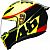 AGV K1 S Grazie Vale, integral helmet Color: Black/Neon-Yellow/Red Size: S