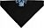 Zan Headgear SportFlex Midnight Skull, bandana Color: Black/Blue Size: One Size
