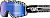100 Percent Barstow Classic Death Spray, motorcycle goggles Black/White Blue-Mirrored