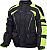 GMS-Moto Twister, textile jacket waterproof kids Color: Black/Neon-Yellow Size: M