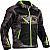 Lindstrands Rexbo Camo, textile jacket waterproof Color: Black/Grey/Neon-Green Size: 46