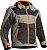 Lindstrands Rexbo, textile jacket waterproof Color: Grey/Dark Grey/Orange Size: 46