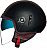 Nexx SX.60 Brux, jet helmet Color: Grey/Dark Red Size: XS