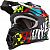 ONeal 2SRS Wild, cross helmet kids Color: Black/Turquoise/Red Size: S