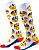 ONeal Pro MX Emoji Racer S20, socks long Color: White/Yellow/Red Size: One Size
