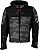 Rusty Stitches Liam, textile jacket waterproof Color: Black/Grey/Dark Grey/Red Size: S