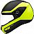 Schuberth R2 Nemesis, integral helmet Color: Matt Black/Neon-Yellow Size: S (55)
