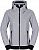 Spidi Hoodie Shell, textile jacket H2Out women Color: Light Grey/Black Size: XS