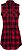 Brandit Gracey, longshirt sleeveless Color: Red/Black Size: XS